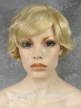 Nature feel glueless top quality 100% human virgin hair mono wig