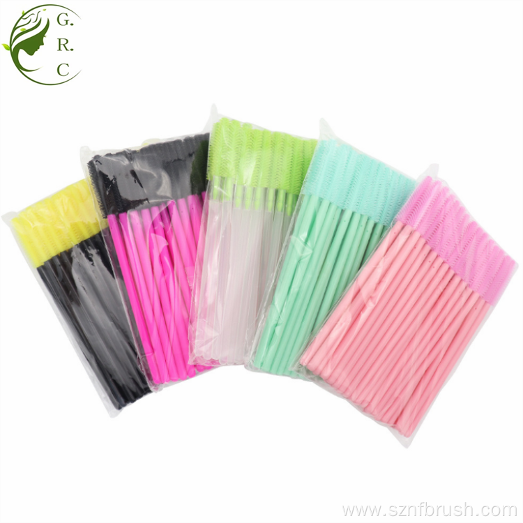 Silicone Cosmetic Eyelash Spoolie Brush for Extension