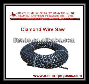 Diamond wire saw for wire saw machine