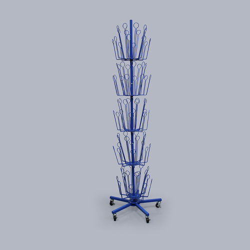 Customized Blue Metal Toy Display Tree For Merchandising