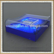LED promotion coin tray, led acrylic money tray ,led cash tray