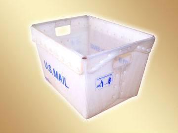 Hot sale nestable corrugated plastic tote box