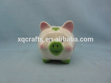 Ceramic pig money box