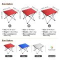 Aluminum picnic camping folding tables