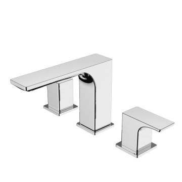 2 Handle Widespread Bathroom Basin Faucet Mixer Taps