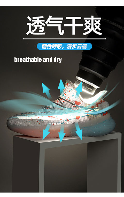 Popular latest luminous casual men sports running sneakers fashion top quality original yeezy shoes,yeezy 350,yeezy