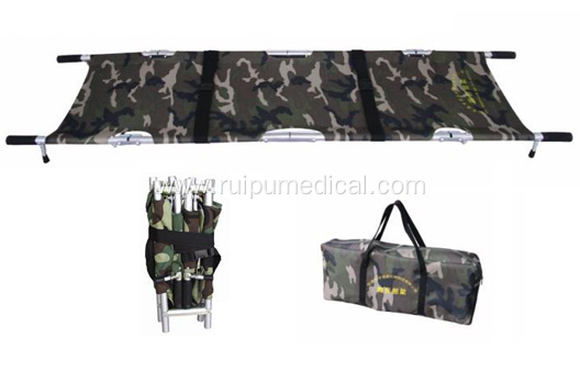 Hospital Military Aluminum Medical Quarter Folding Stretcher