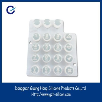 Custom Precision Silicone Rubber button pads