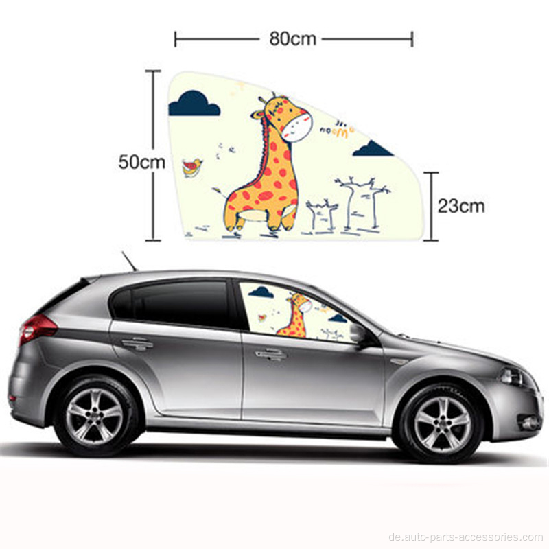 Auto Seitenfenster -Cartoon gedrucktem Magnetauto -Vorhang