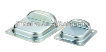 white automatic door stopper hardware