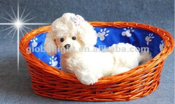 Wicker Rattan Woven Dog Bed Cat Bed