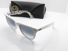 Acetate White Polarized Ray Ban Aviator Shield Sunglasses For Women