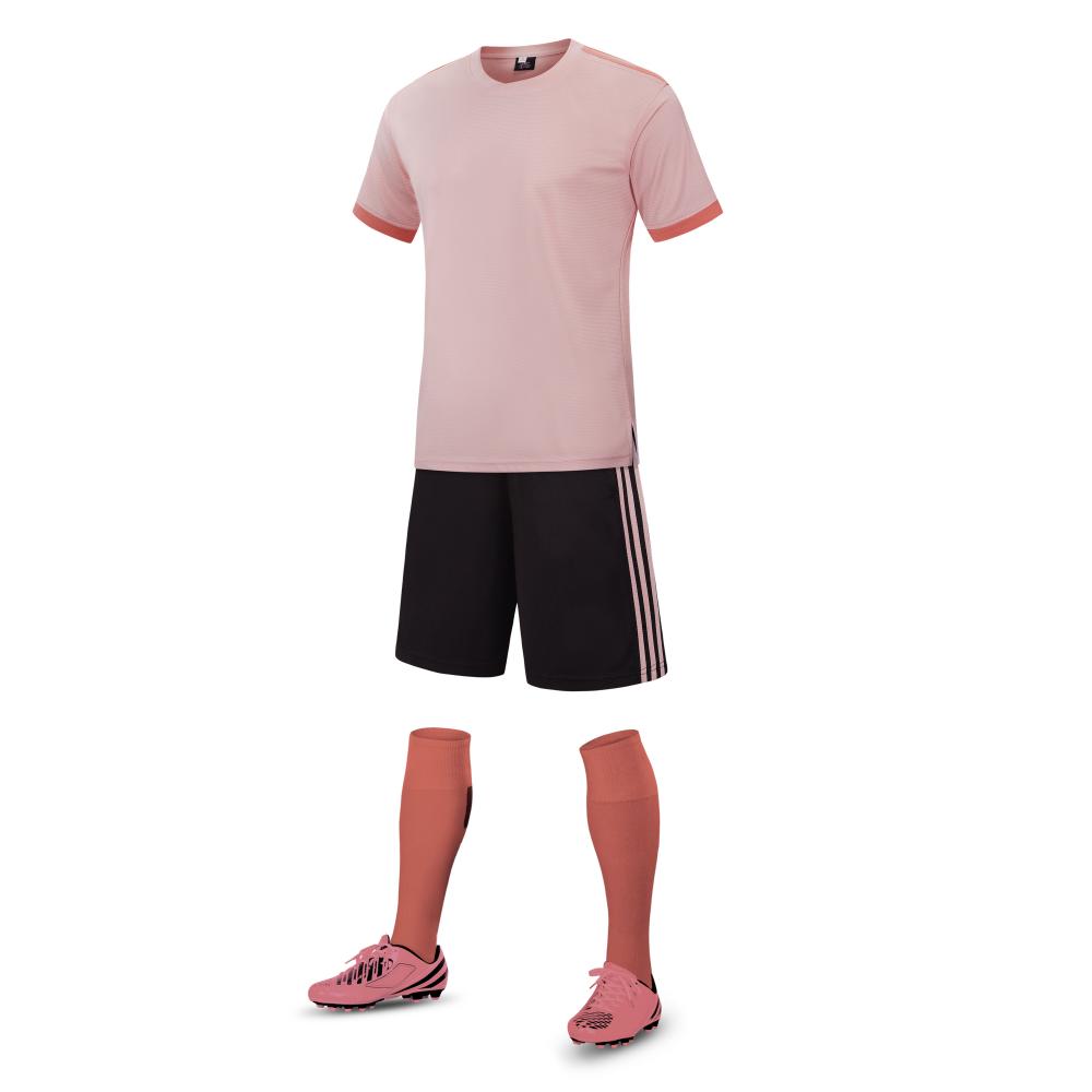 Maillot de football de couleur rose pour homme