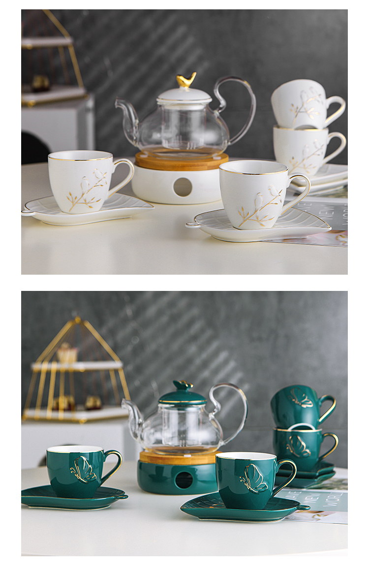 Best Selling Handmade Ceramic Tea Set Coffee Handle Feature Eco Material Natural Origin Type Ceremony coffee & tea sets