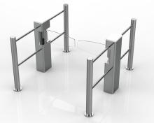 Wide Lane Pedestrian Swing Barrier Gate