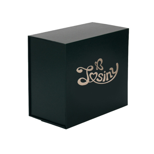 Kustom Logo Parfum Kemasan Kasing Kertas Hitam Mewah