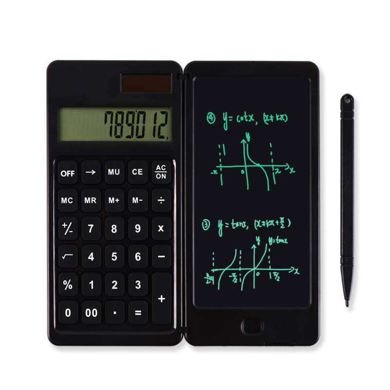 calculator with writing pad