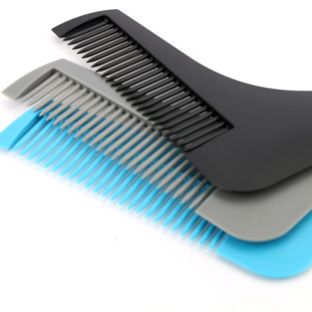 Custom logo Mustache Shaping Comb  L-typed Beard Shaped Comb