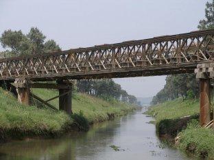 Compact 100 Prefabricated Steel Bailey Bridge for Temporary