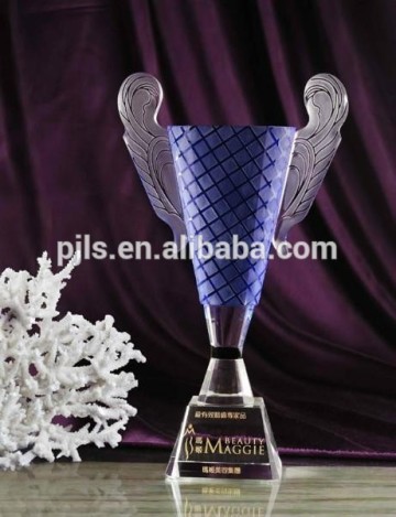 High Quality Crystal Glass Award Trophy