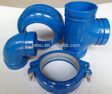 ductile iron grooved fittings FM/UL