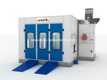 Customized Car Painting And Baking Water Spray Booth, Waterborn Paint Drying Room