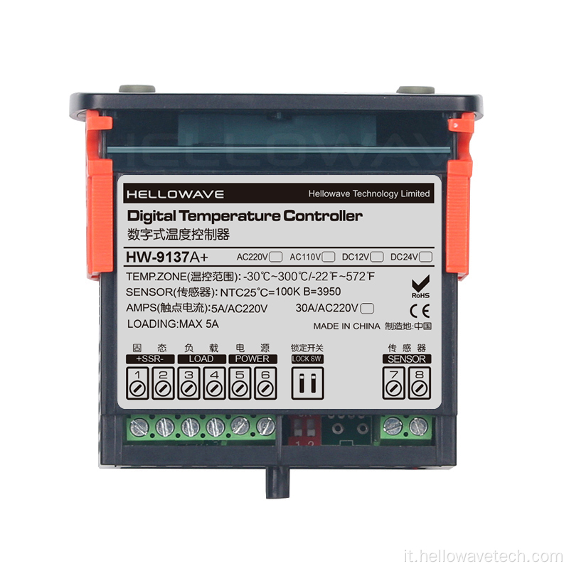 Sviluppo del controller di temperatura PID Hellowave