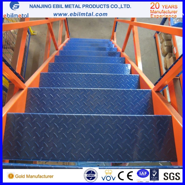 Nanjing Ebil Warehouse 2-3 Layers Storage Mezzanine Rack with Lifting Equipment