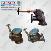 Cast Steel Crew-down Angle Storm Valve