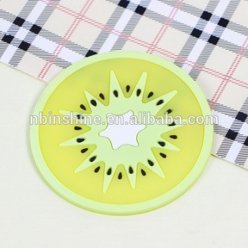 Promotional PVC coaster , pvc cup mat , customized eco-friendly pvc cup mat
