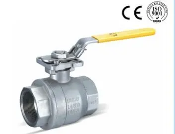 2PCS Body Stainless Steel Screwed Ball Valve