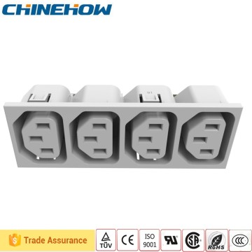 4P Machanical Power Socket,Power Extension Socket,Multiple Power Socket