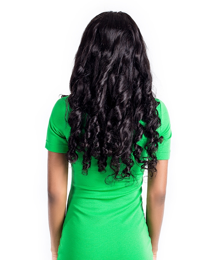 Free sample  Brazilian Raw Virgin Cuticle Aligned Human Hair  Loose Wave 3 Bundles With Closure 8"--26" Natural Color