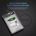 4TB Transparent Mobile External HDD Case