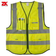 EN ISO 20471 Multi-functional pockets warning vest