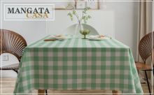 Checkered Tablecloth for Rectangle Tables