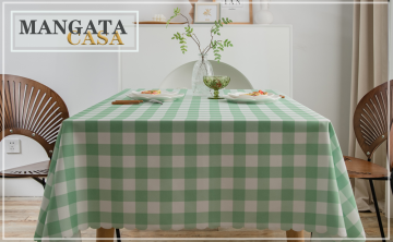 Checkered Tablecloth for Rectangle Tables