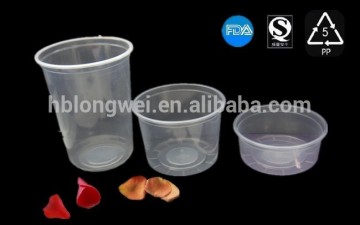 plastic food containers/ disposable soup containers/disposable soup cup
