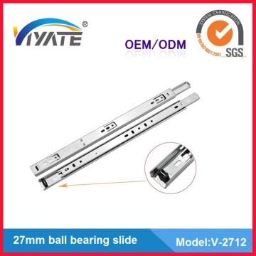 Light Duty Two Section 27mm Width Drawer Slide Rail