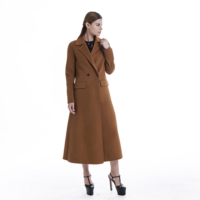 Camel cashmere winter coat