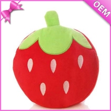 custom plush backpack,strawberry plush backpack for kid