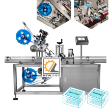 MTW Automatic Flat Top and Bottom Surface Bottles Fruit and Vegetable Ham Sausage Packaging Boxes Bags Labeling Machine