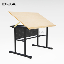 Metal Frame 25mm MDF Wood Student Drafting Table