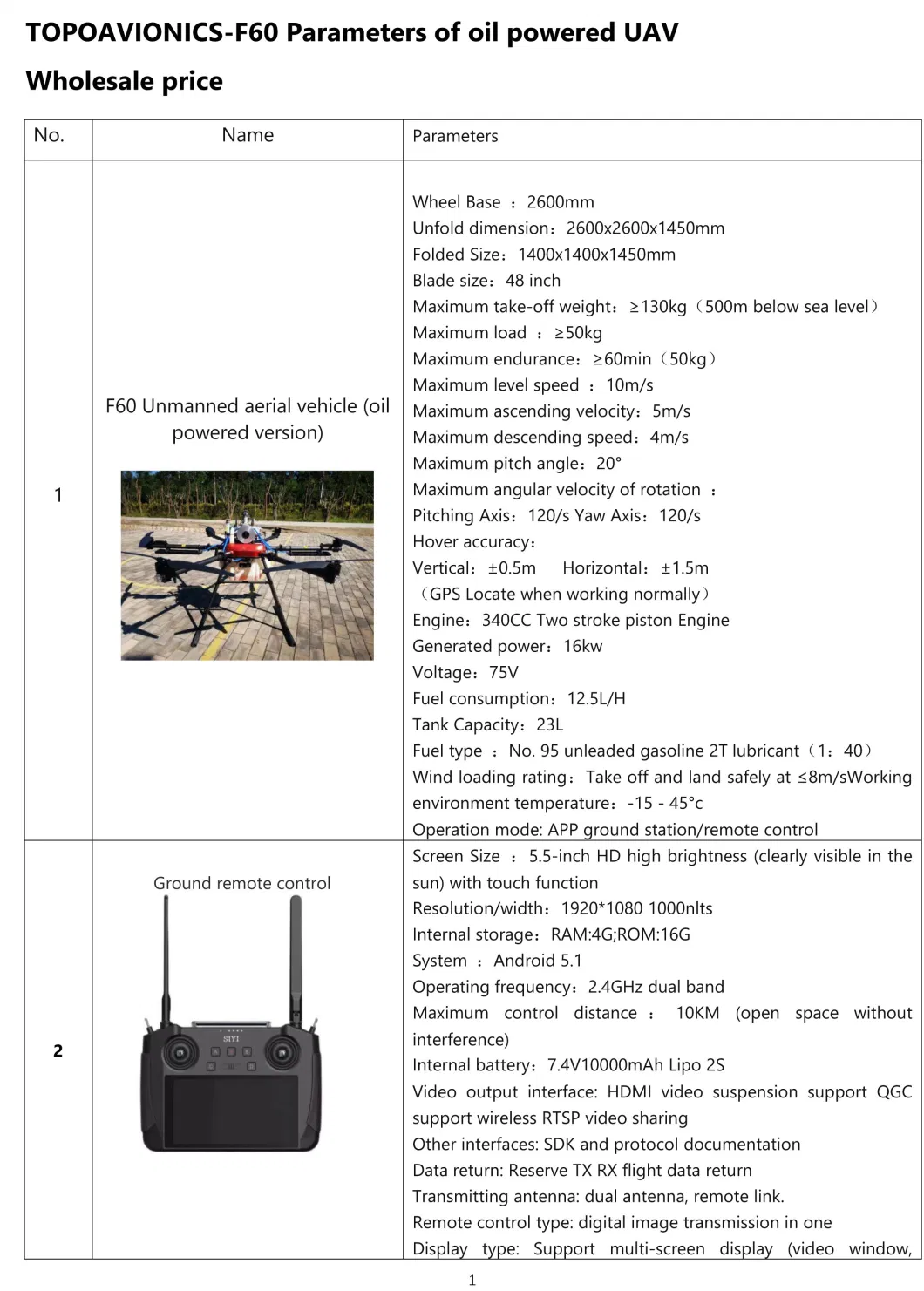 Heavy Drone Emergency Rescue Transport Supplies Airdrop Reconnaissance Search and Rescue 50kg 60minutes Endurance Time Transport Drone