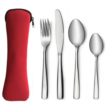 Travel cutlery set, outdoor cutlery, camping cutlery set
