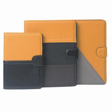 Unique Design Environmental Protection Tablet Covers for iPad Mini and iPad, Made of PU Leather