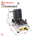 Mesin camilan mini pembuat wafel Belgia