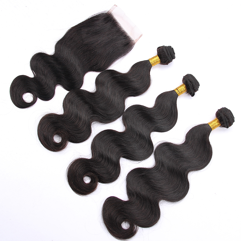 Factory customize private label virgin hair, most popular malaysian hair bundles and closure