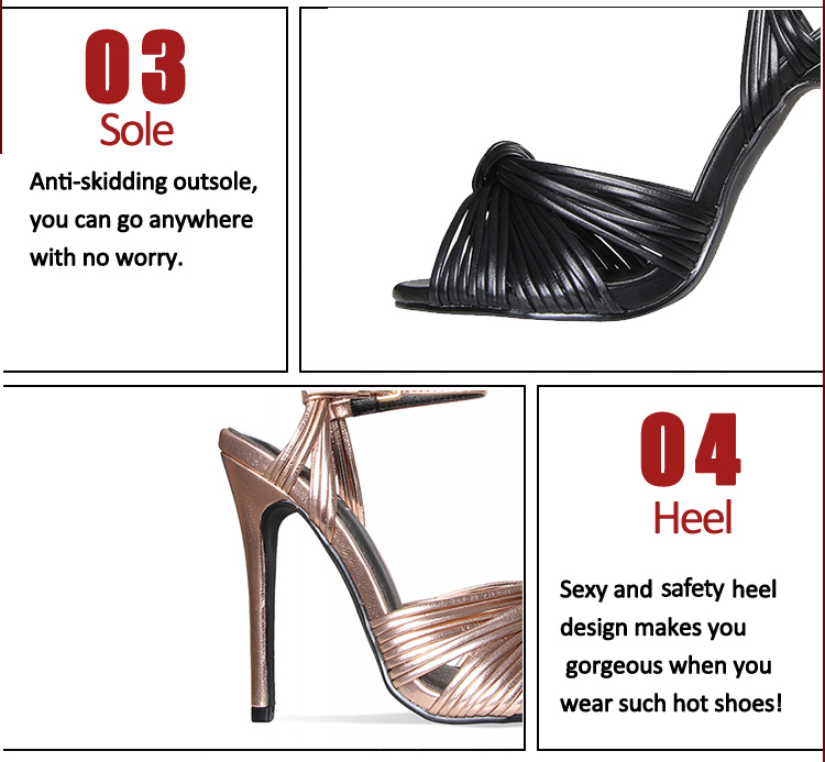 high heel fashion sandal shoe