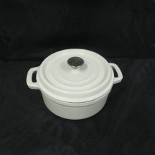 Colorful Enameled Round Cast Iron Casserole